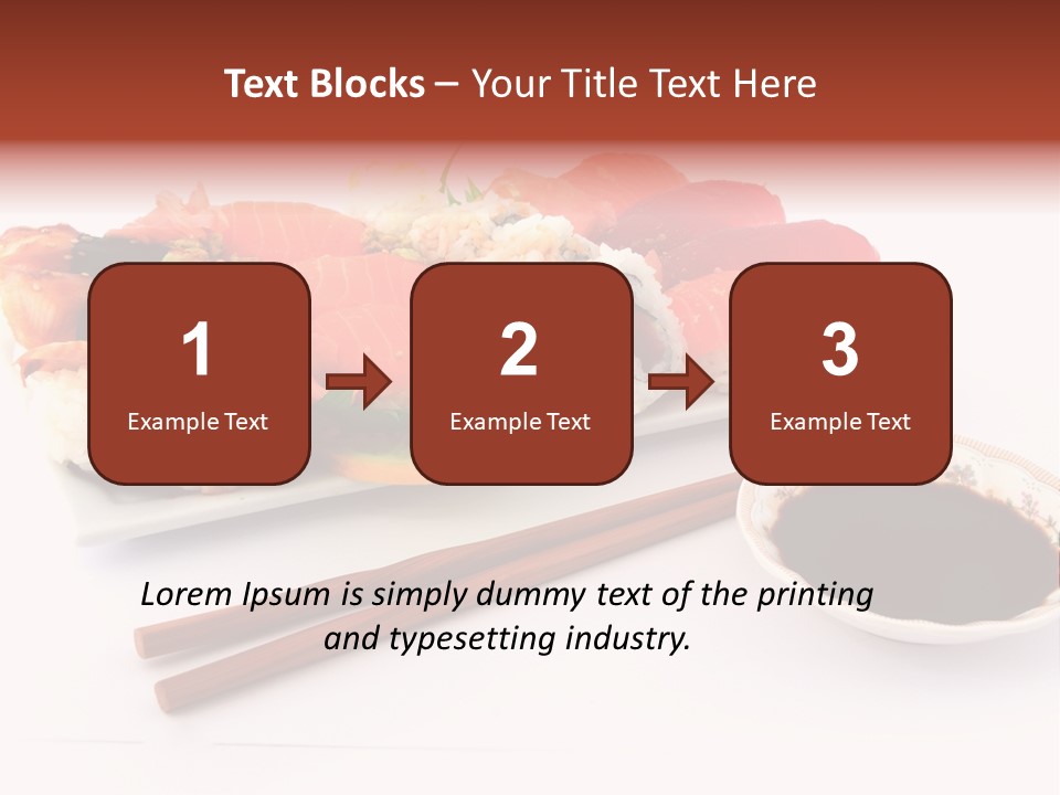 East Seafood Restaurant PowerPoint Template