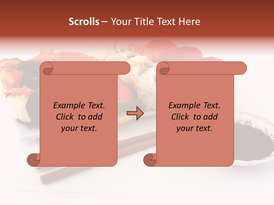 East Seafood Restaurant PowerPoint Template