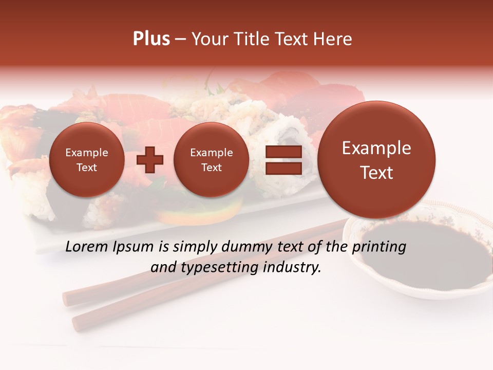 East Seafood Restaurant PowerPoint Template