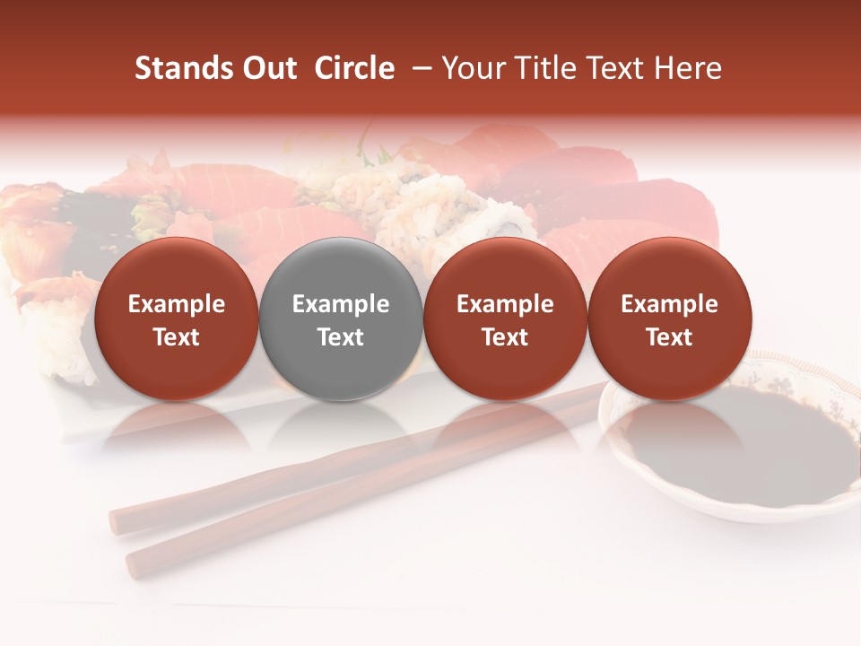 East Seafood Restaurant PowerPoint Template
