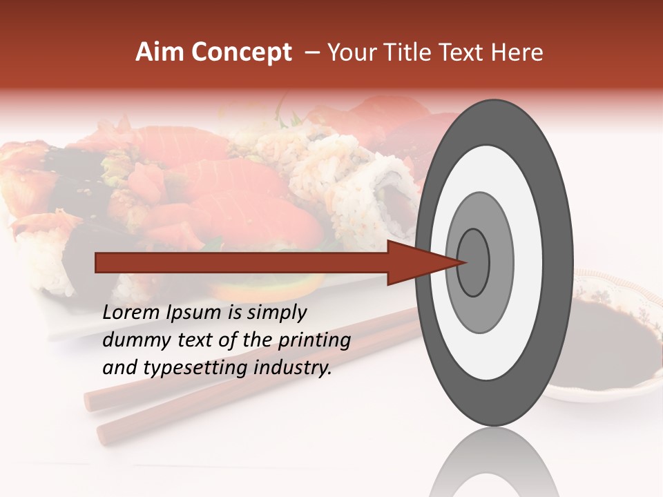 East Seafood Restaurant PowerPoint Template