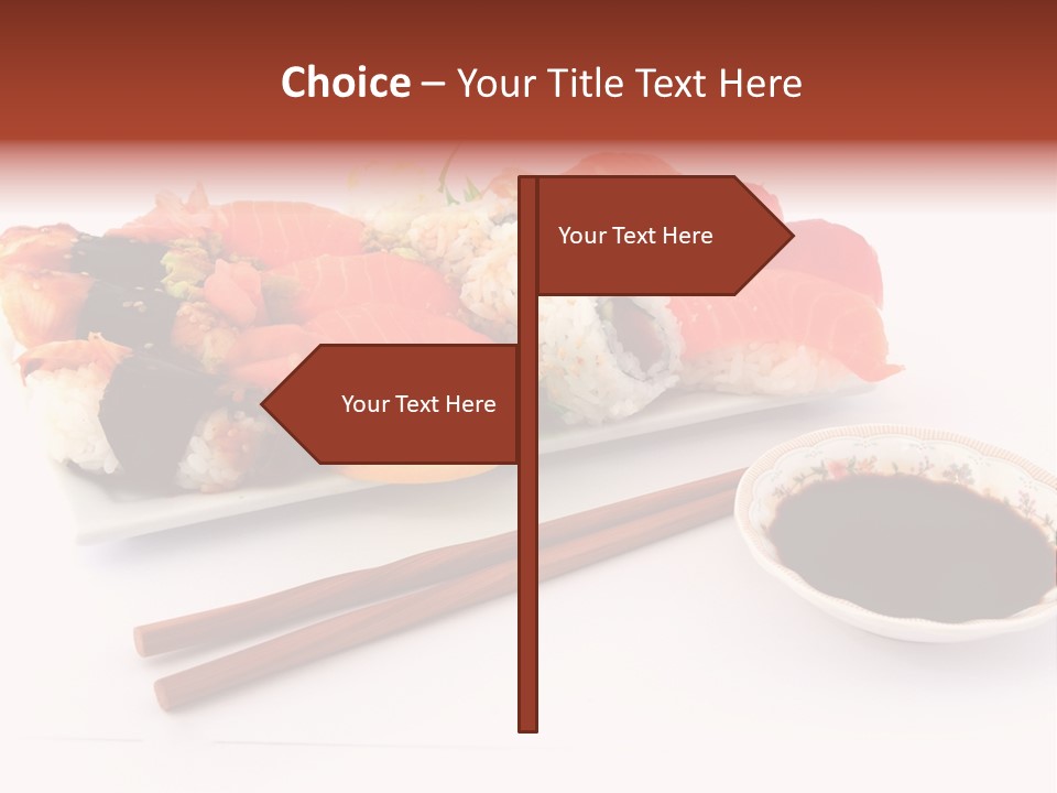 East Seafood Restaurant PowerPoint Template