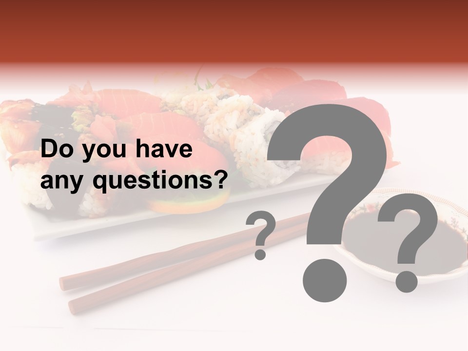 East Seafood Restaurant PowerPoint Template