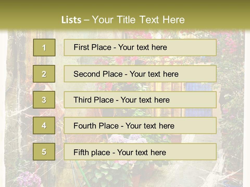 Crete Oil Greek PowerPoint Template