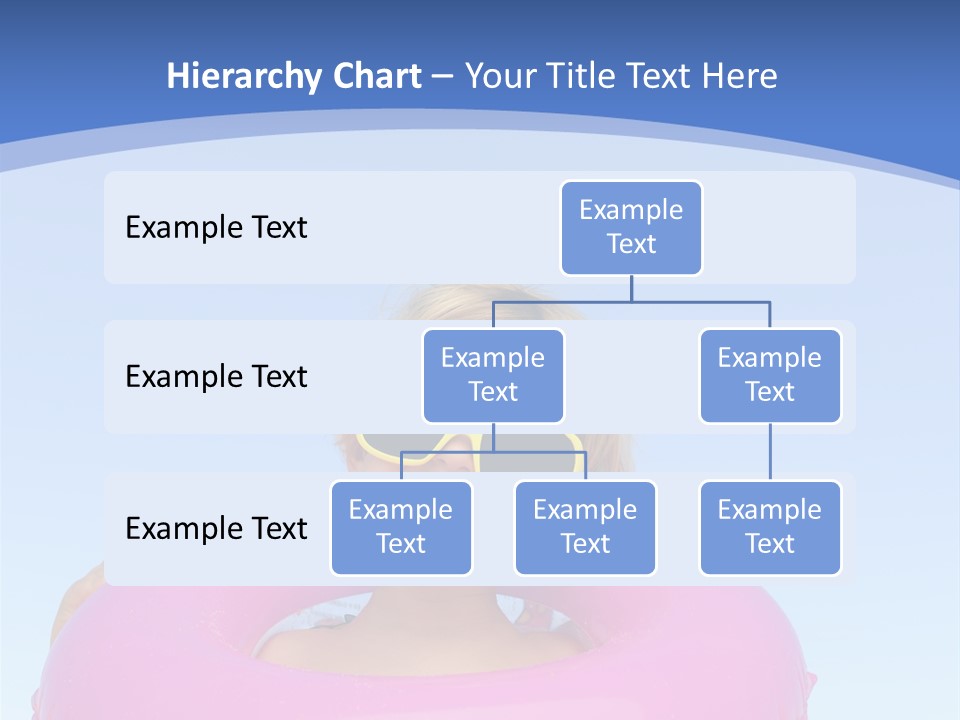 Posing Toy Blue PowerPoint Template