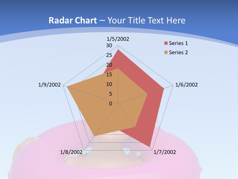 Posing Toy Blue PowerPoint Template