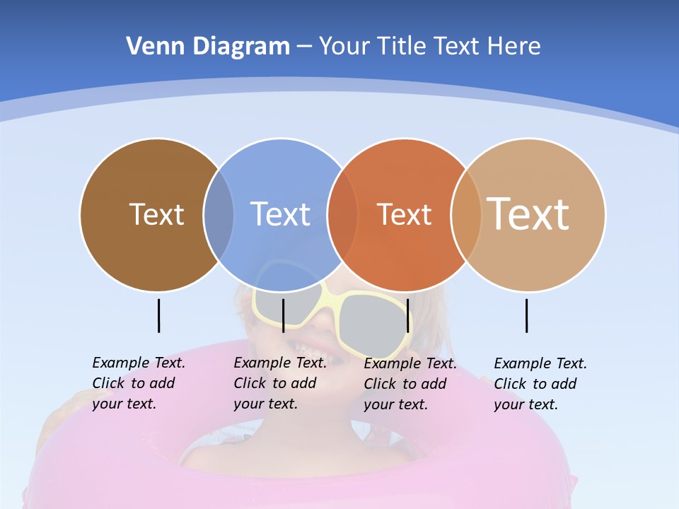 Posing Toy Blue PowerPoint Template