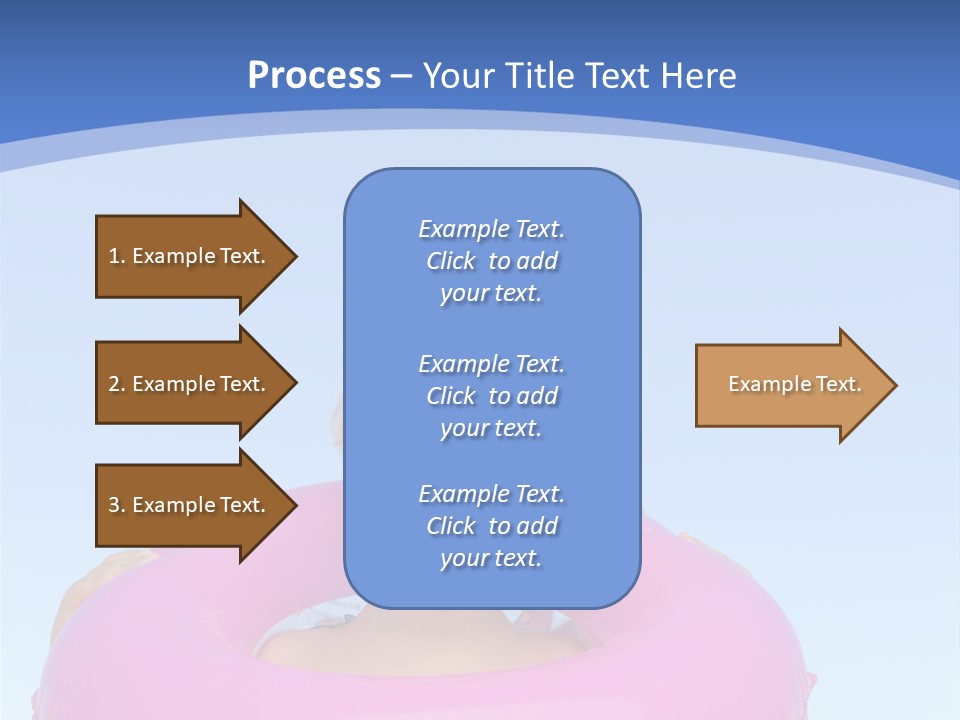 Posing Toy Blue PowerPoint Template