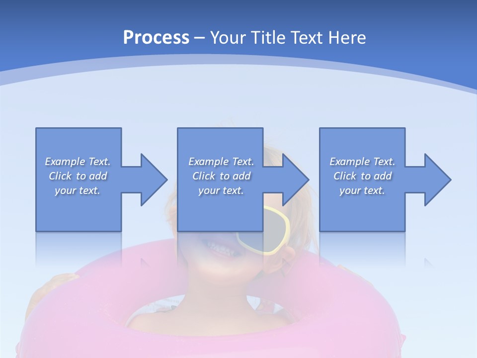 Posing Toy Blue PowerPoint Template