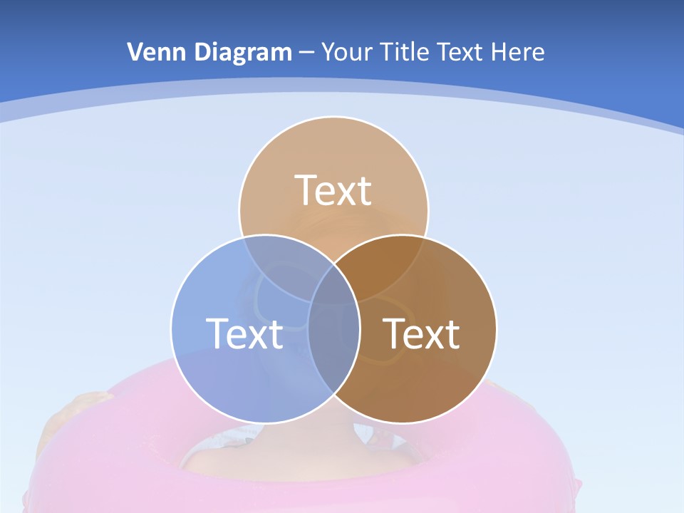 Posing Toy Blue PowerPoint Template