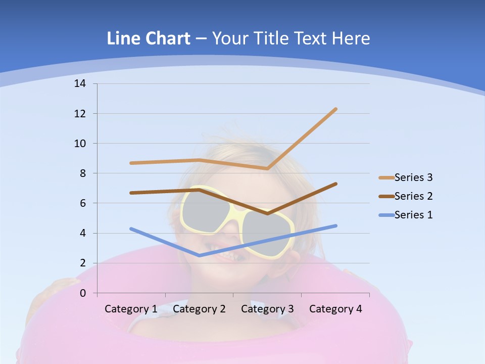 Posing Toy Blue PowerPoint Template