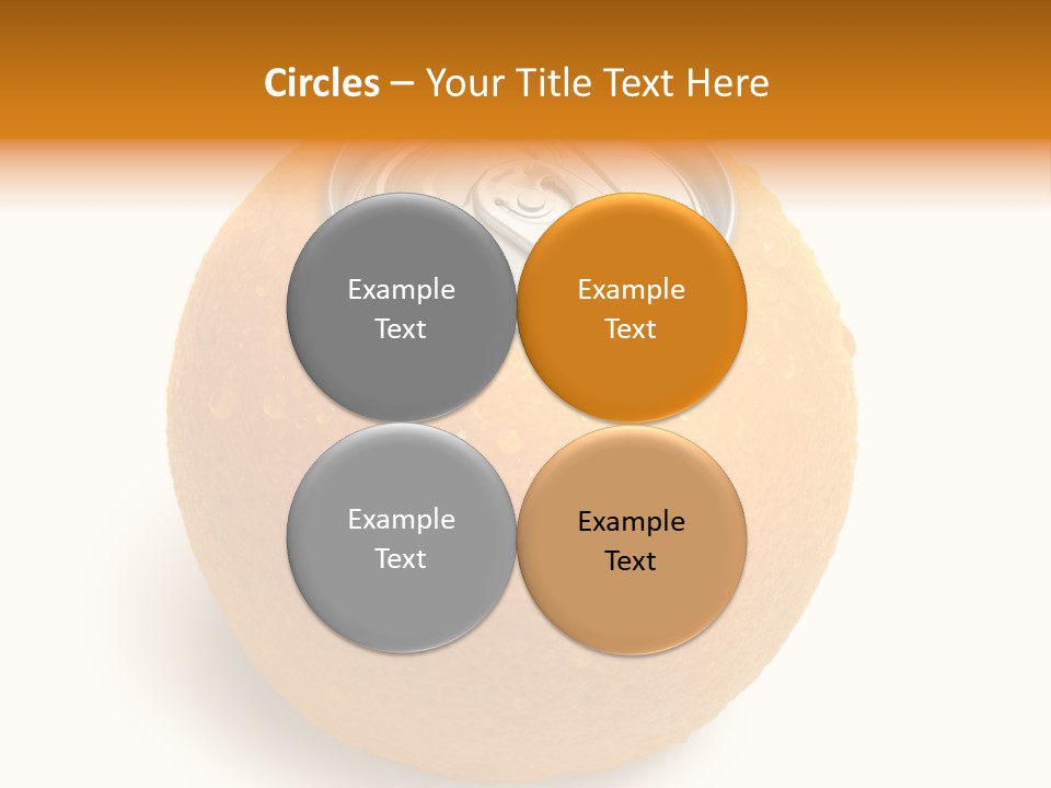 Canned Silver Yellow PowerPoint Template