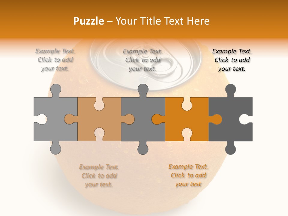 Canned Silver Yellow PowerPoint Template