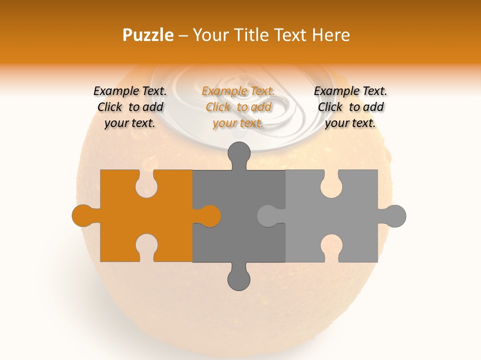 Canned Silver Yellow PowerPoint Template