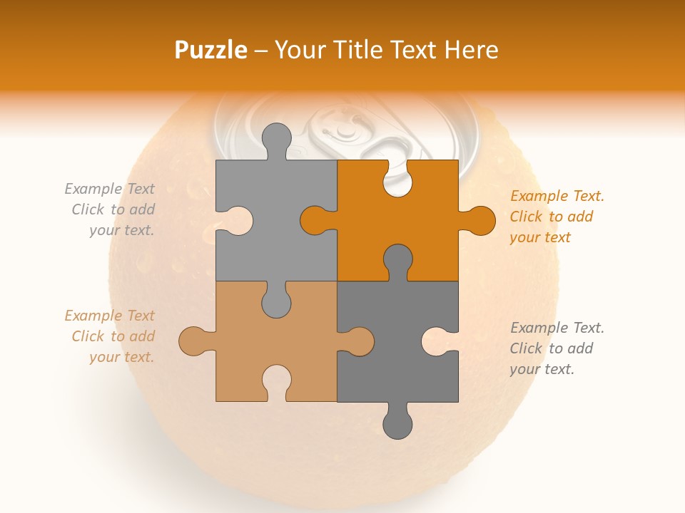 Canned Silver Yellow PowerPoint Template