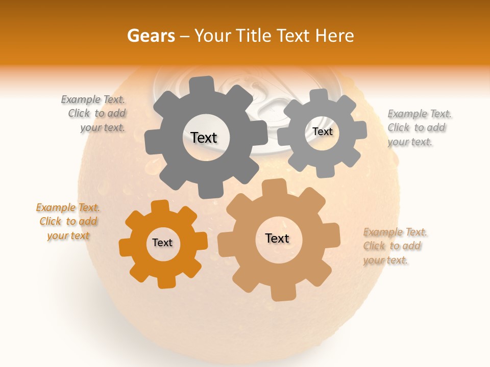 Canned Silver Yellow PowerPoint Template