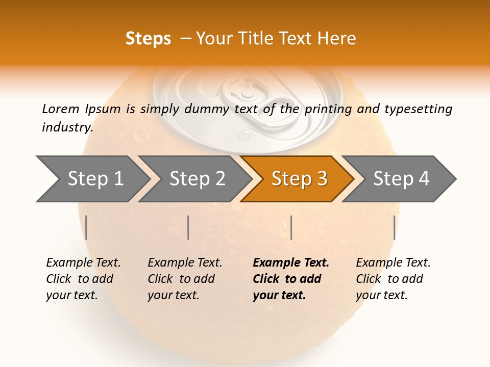 Canned Silver Yellow PowerPoint Template