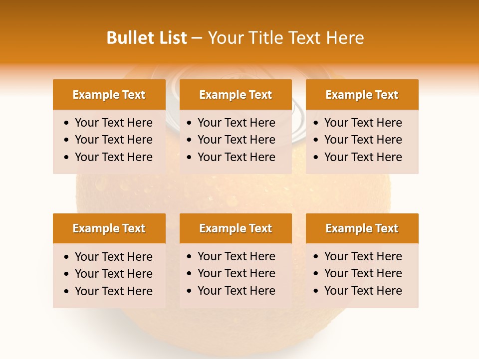 Canned Silver Yellow PowerPoint Template