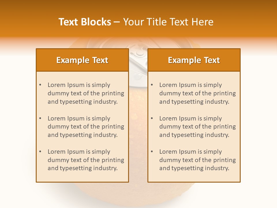 Canned Silver Yellow PowerPoint Template