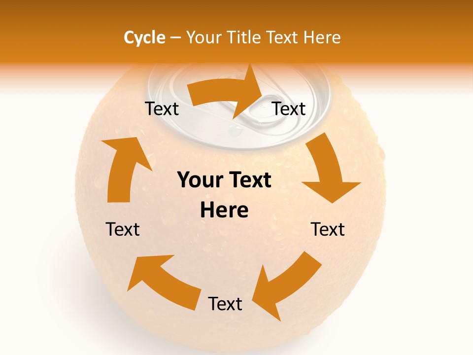 Canned Silver Yellow PowerPoint Template