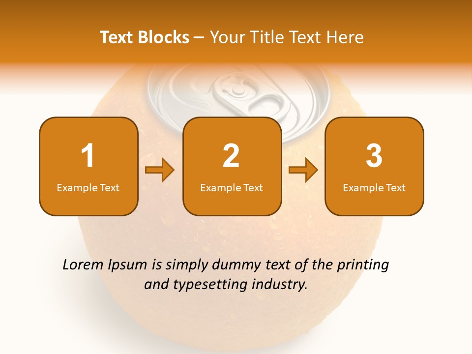 Canned Silver Yellow PowerPoint Template