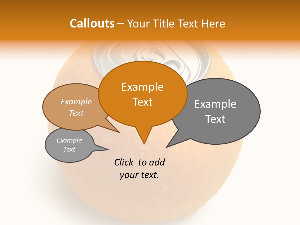 Canned Silver Yellow PowerPoint Template