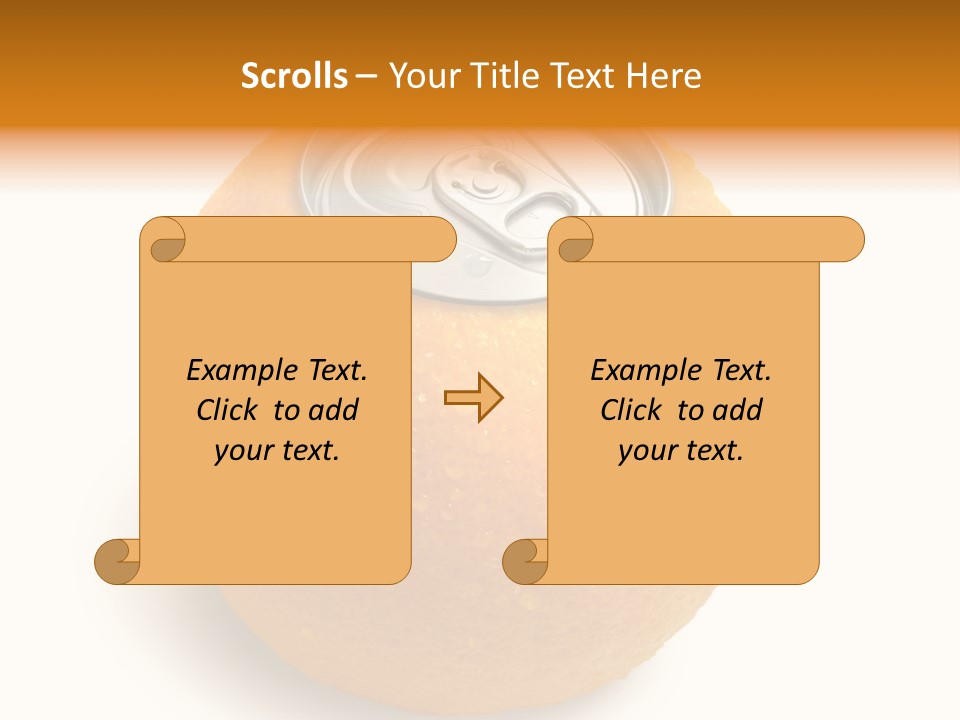 Canned Silver Yellow PowerPoint Template