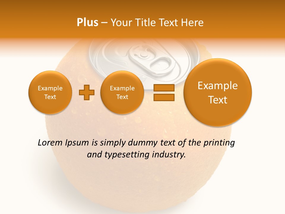 Canned Silver Yellow PowerPoint Template