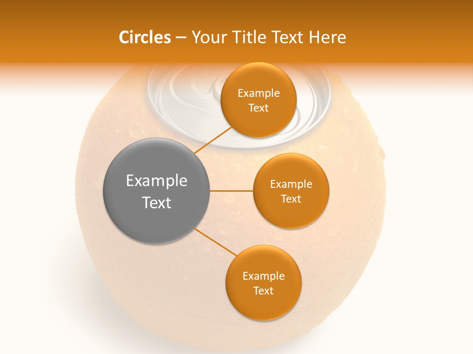 Canned Silver Yellow PowerPoint Template