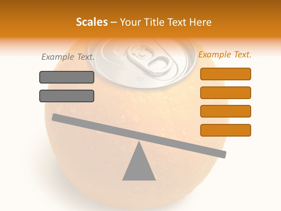 Canned Silver Yellow PowerPoint Template