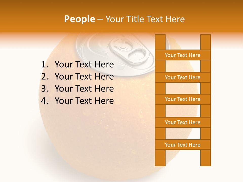Canned Silver Yellow PowerPoint Template