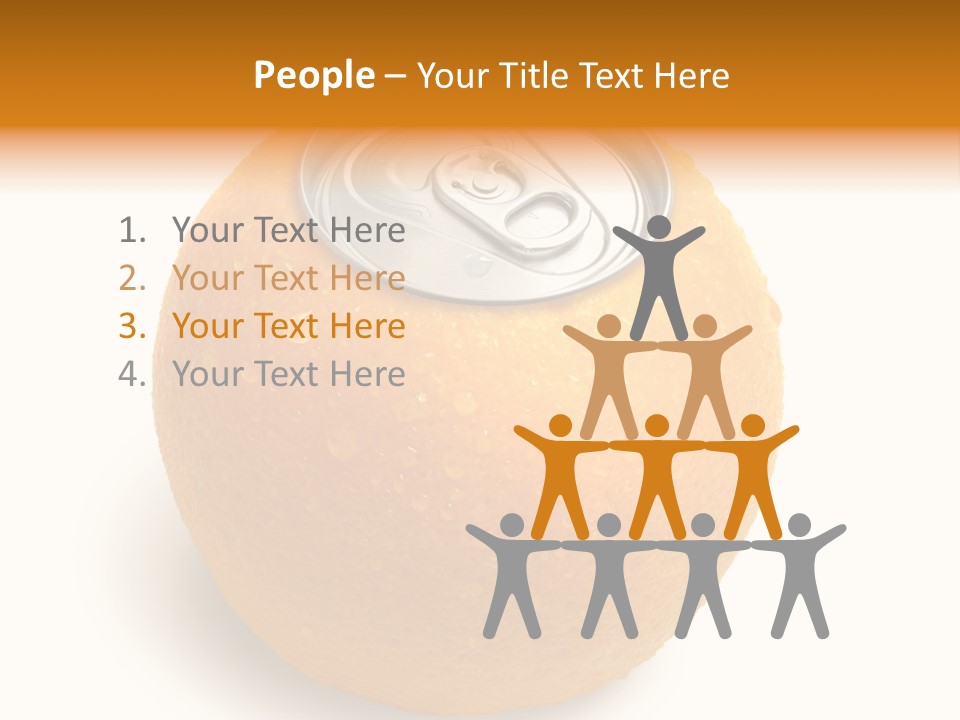 Canned Silver Yellow PowerPoint Template