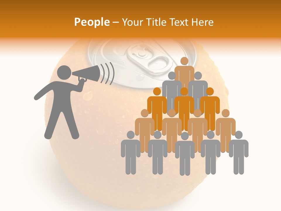 Canned Silver Yellow PowerPoint Template