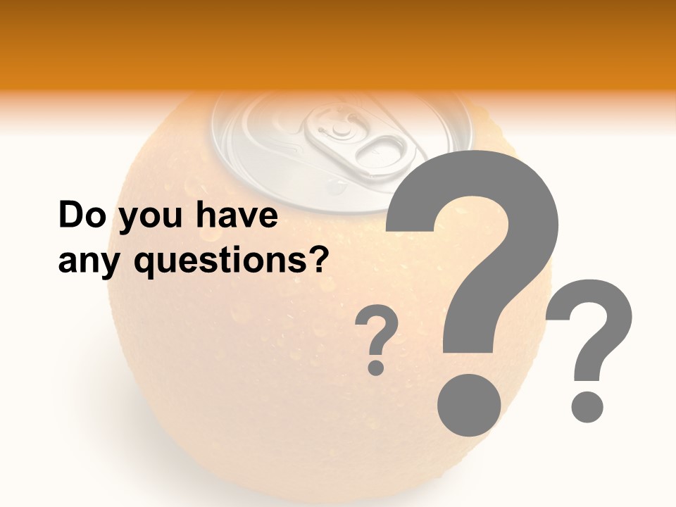 Canned Silver Yellow PowerPoint Template