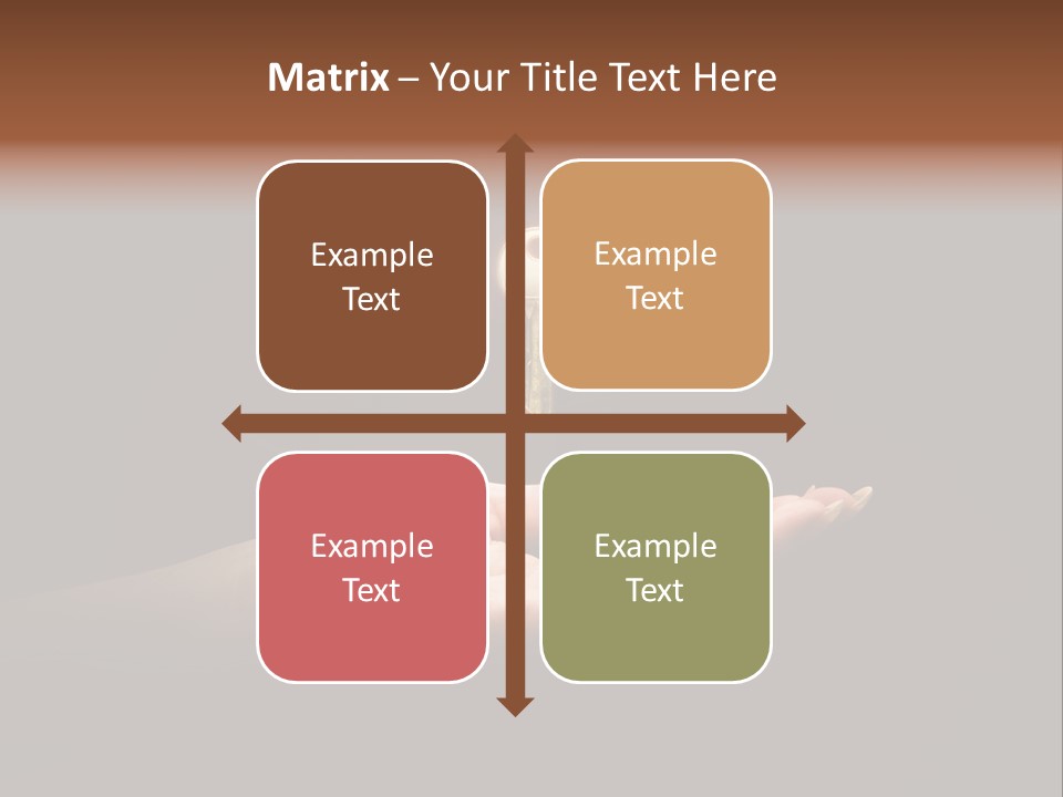 Room Golden Trade PowerPoint Template