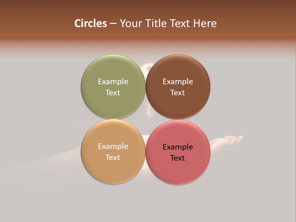 Room Golden Trade PowerPoint Template