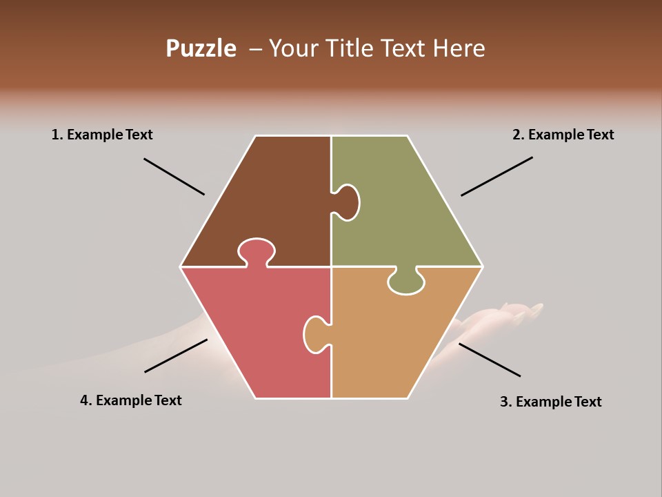 Room Golden Trade PowerPoint Template