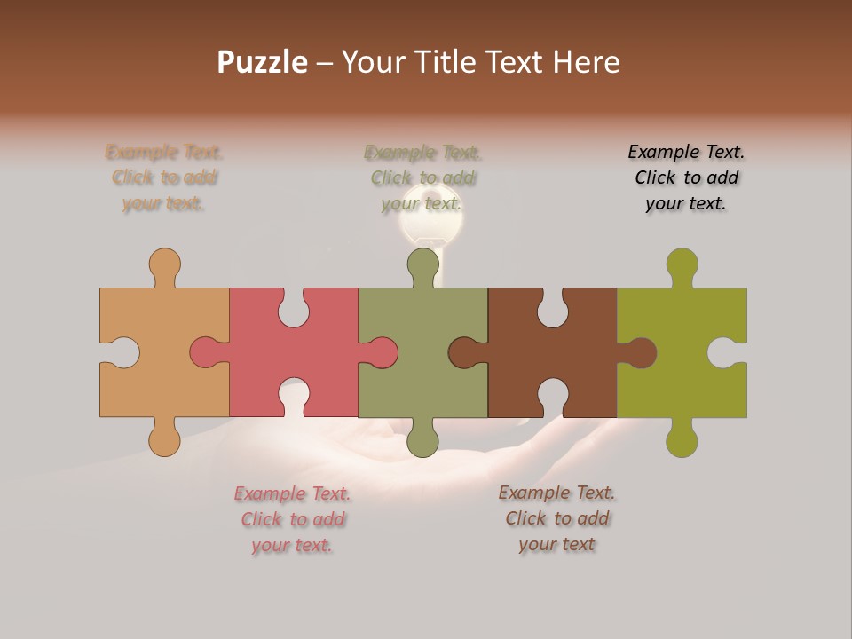 Room Golden Trade PowerPoint Template