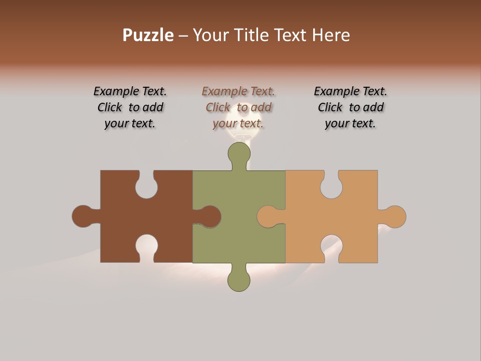 Room Golden Trade PowerPoint Template