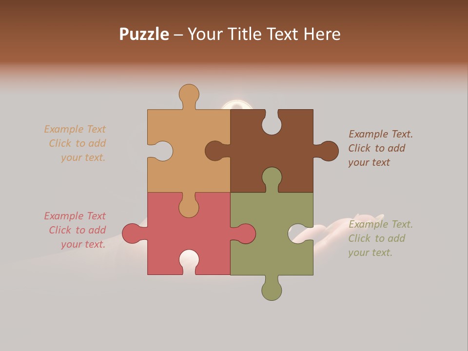 Room Golden Trade PowerPoint Template