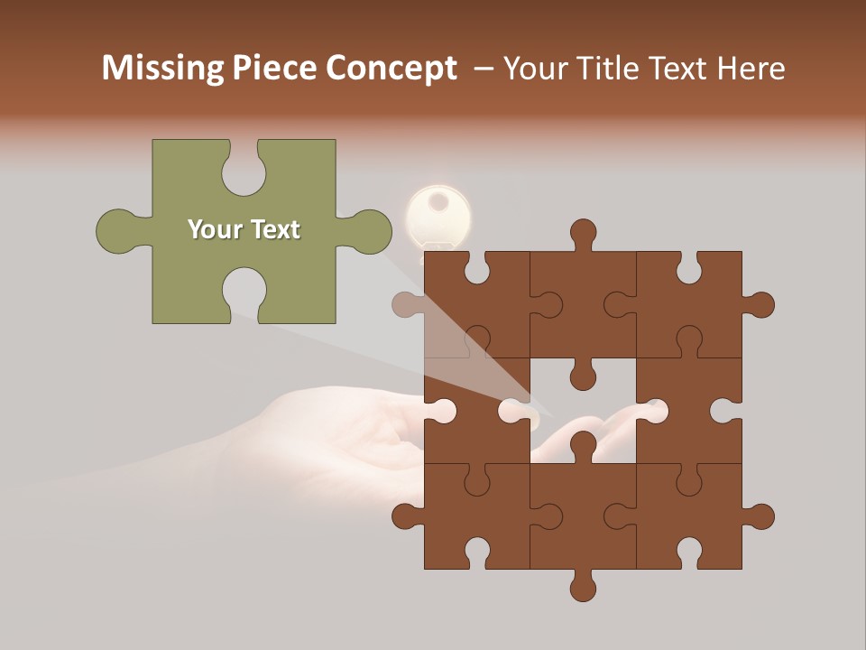 Room Golden Trade PowerPoint Template