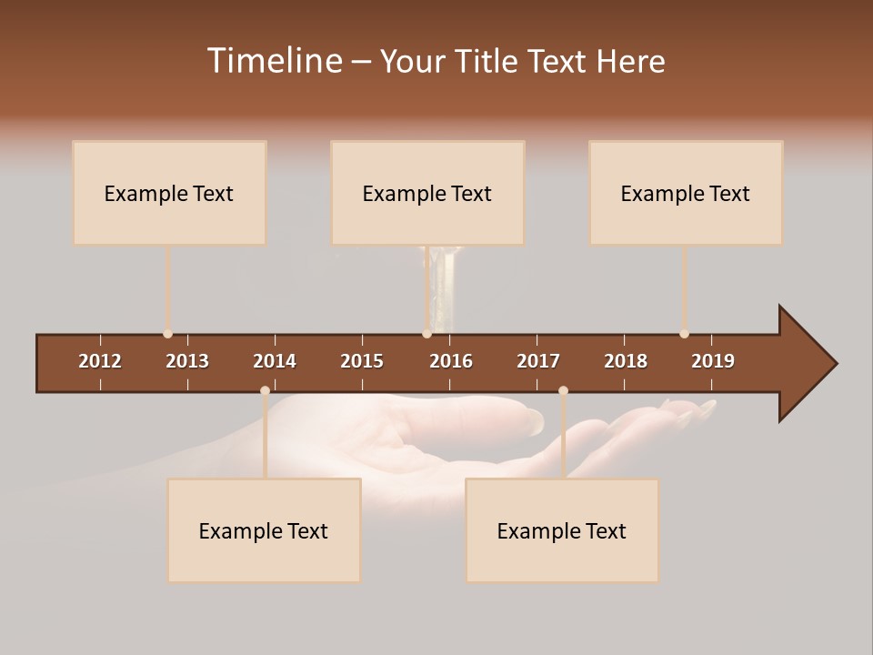 Room Golden Trade PowerPoint Template