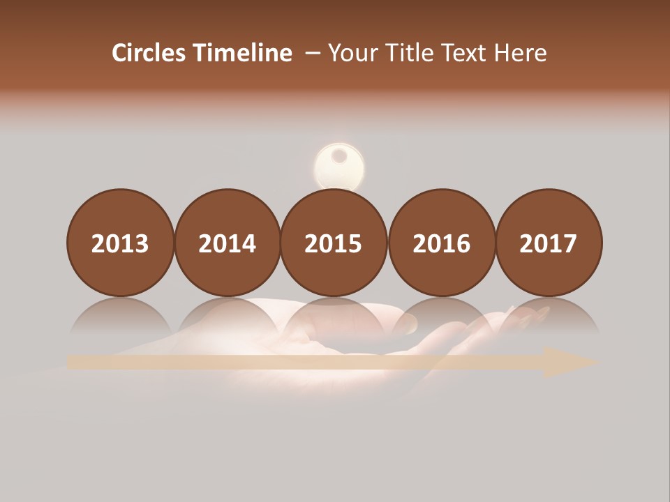 Room Golden Trade PowerPoint Template