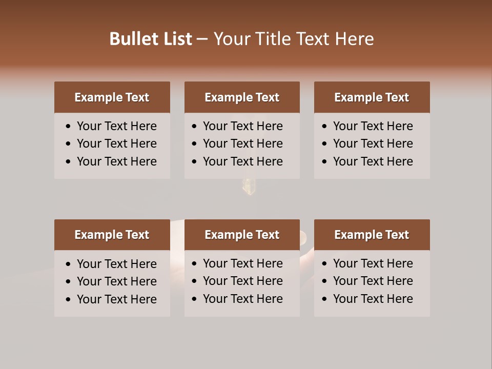 Room Golden Trade PowerPoint Template