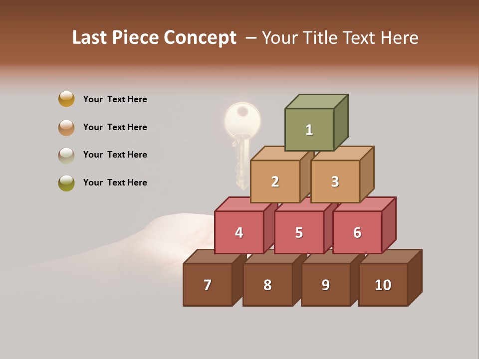 Room Golden Trade PowerPoint Template