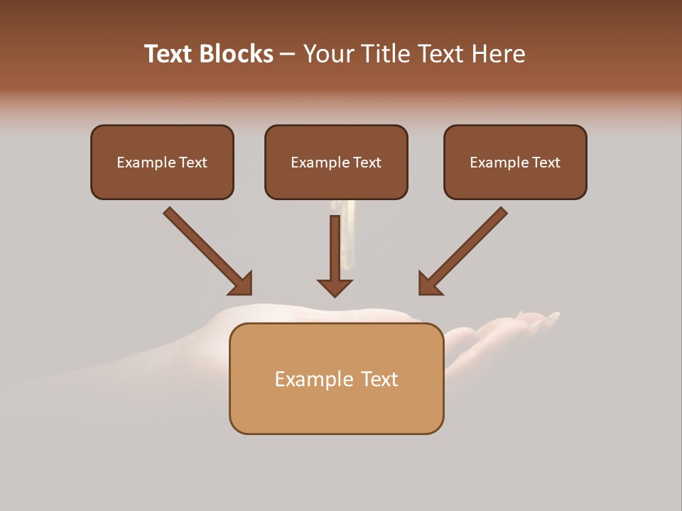 Room Golden Trade PowerPoint Template