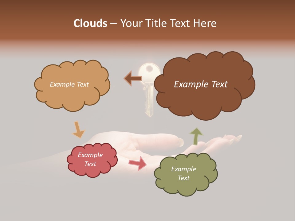 Room Golden Trade PowerPoint Template