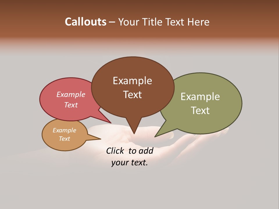 Room Golden Trade PowerPoint Template