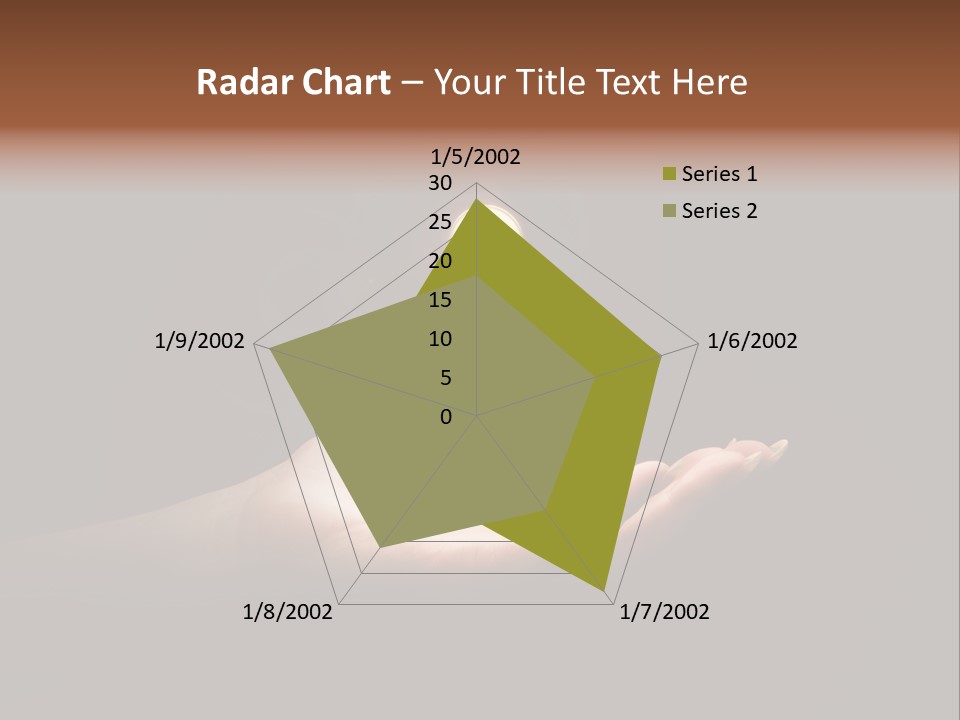 Room Golden Trade PowerPoint Template