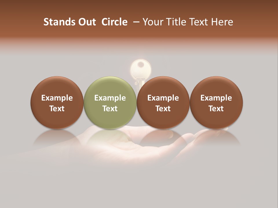 Room Golden Trade PowerPoint Template